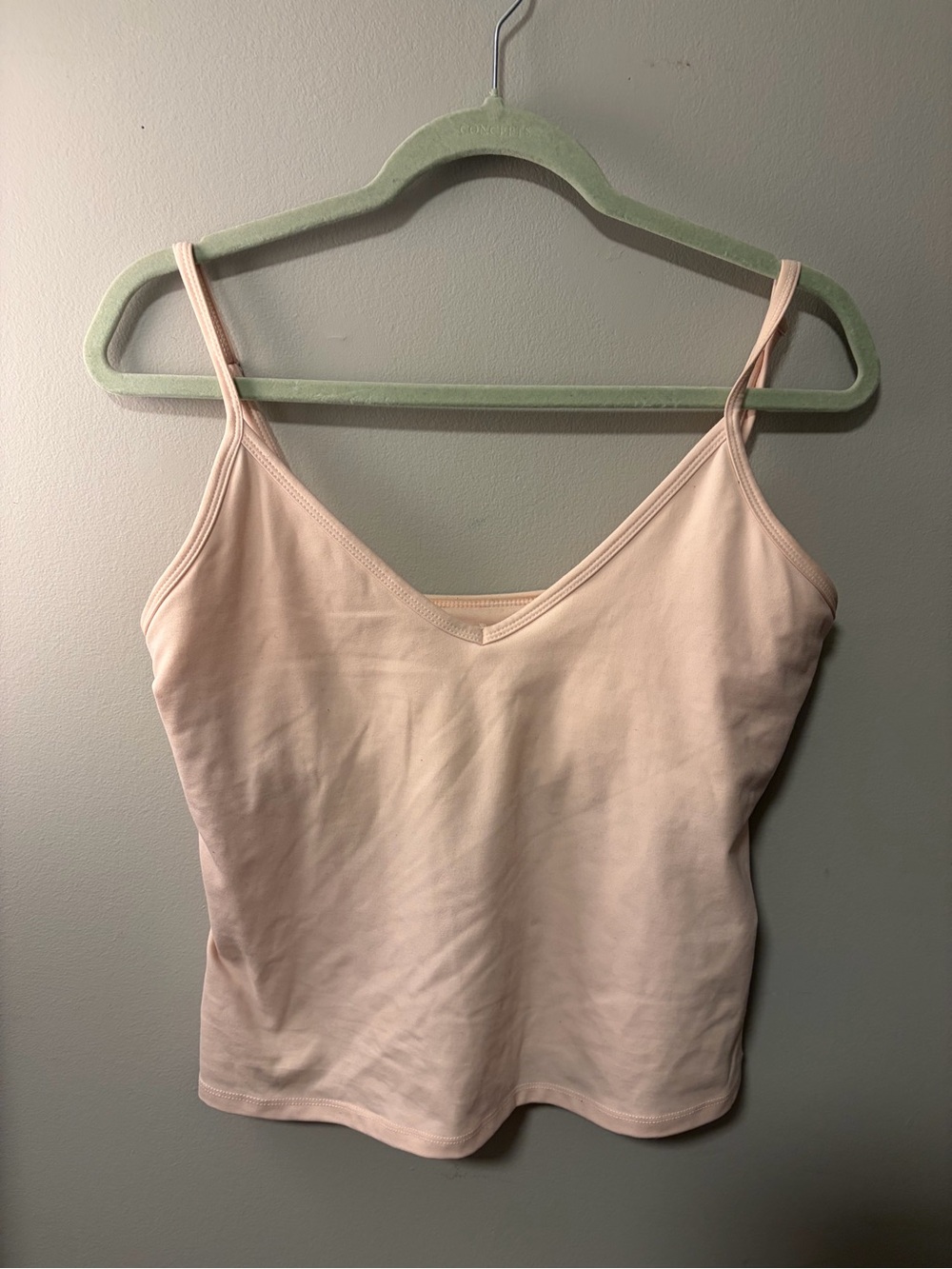Urban Outfitters Pale Blush V-Neck Spaghetti Strap Camisole